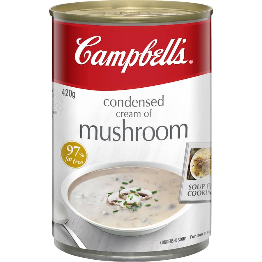 Campbell's Soup Cream Of Mushroom Canned 420g