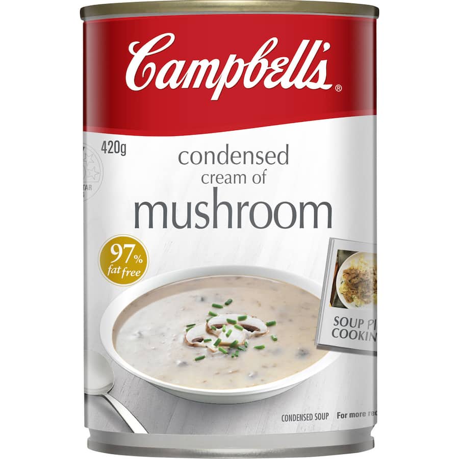 Campbell's Soup Cream Of Mushroom Canned 420g