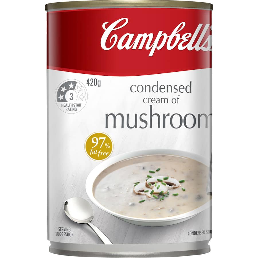Campbell's Soup Cream Of Mushroom Canned 420g