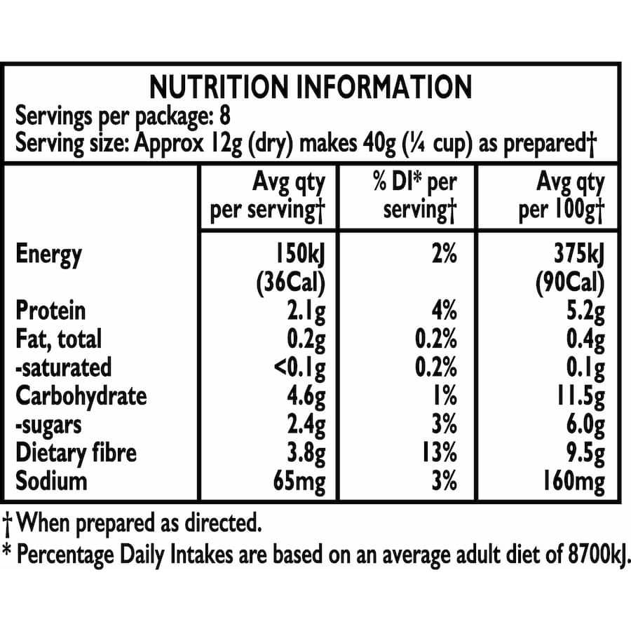 Surprise Peas Garden Dried Packet 100g