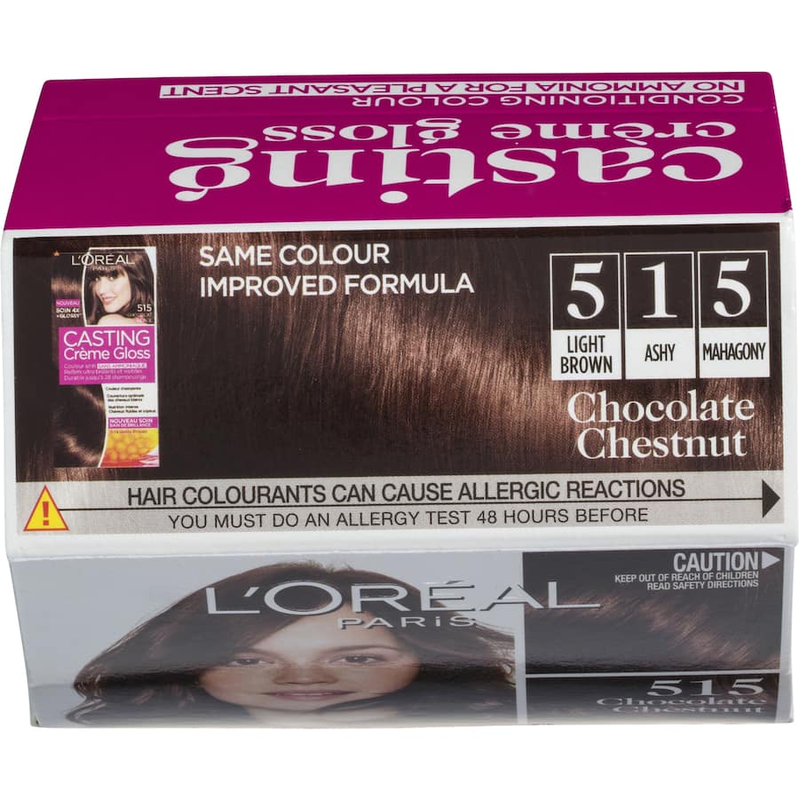 L'oreal Paris Casting Hair Colour Creme Gloss Chocolate Chestnut 1pack