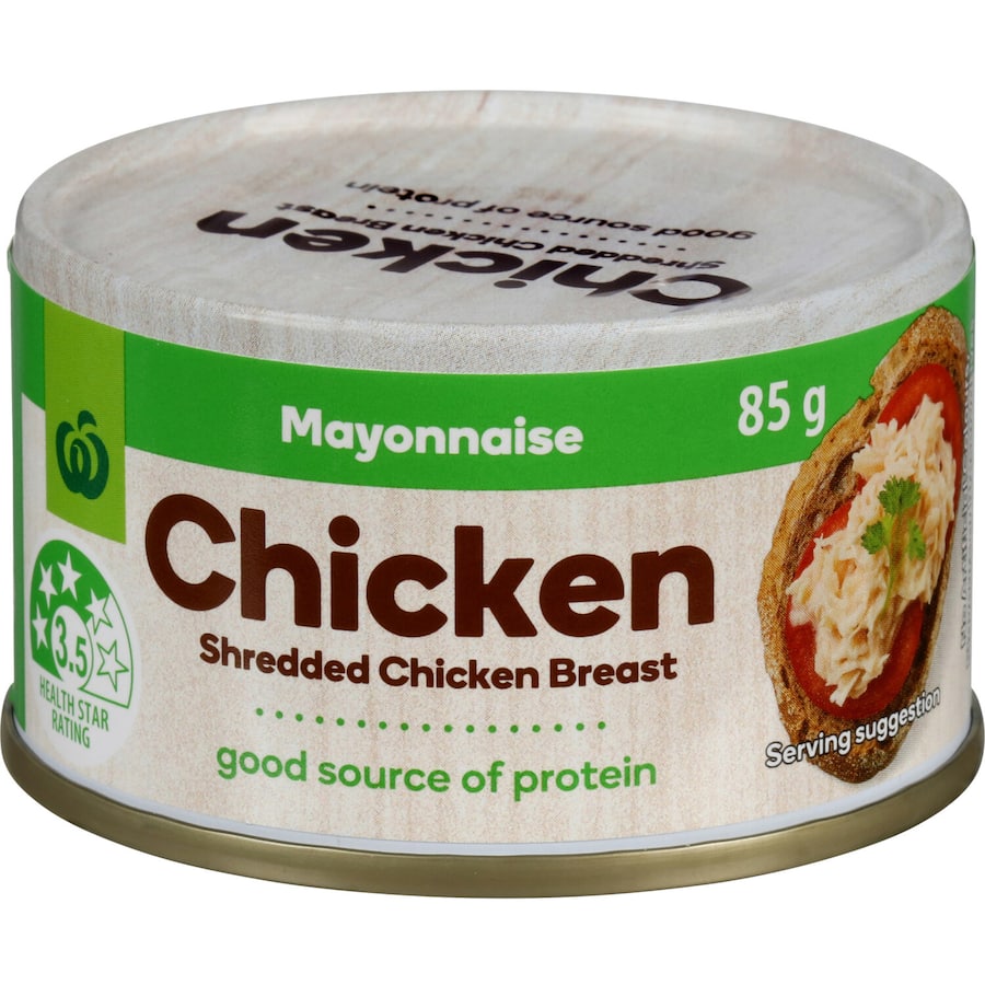 Woolworths Canned Chicken Mayonnaise Tear tab can 85g