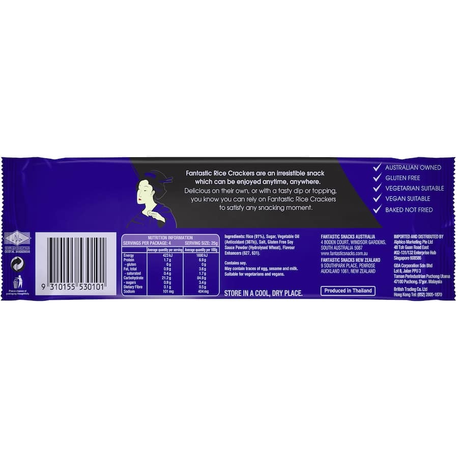 Fantastic Rice Crackers Original 100g