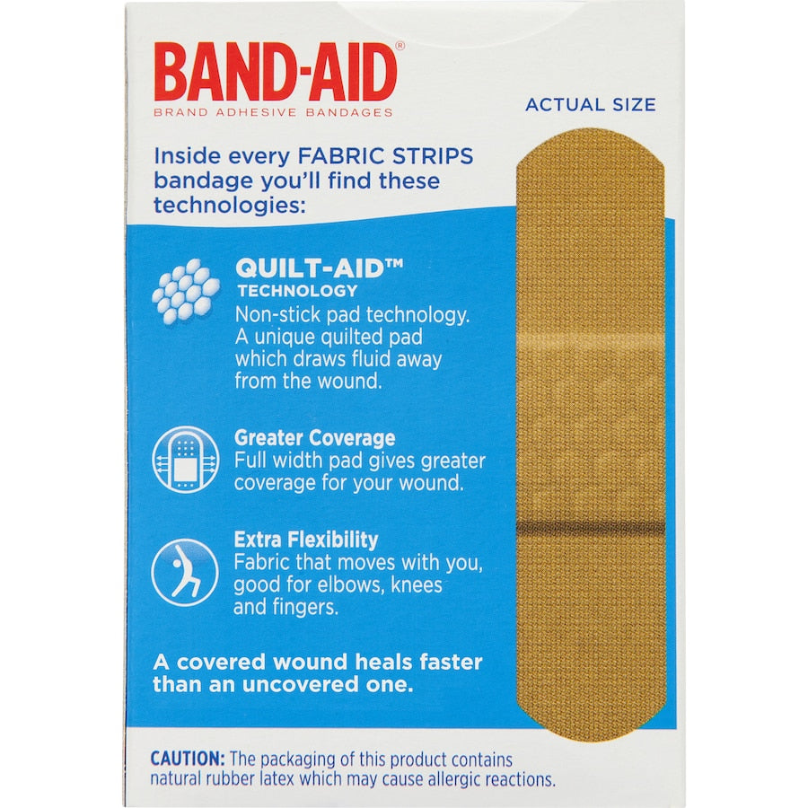 Band Aid Plasters Flex Fabric Strips 50pack