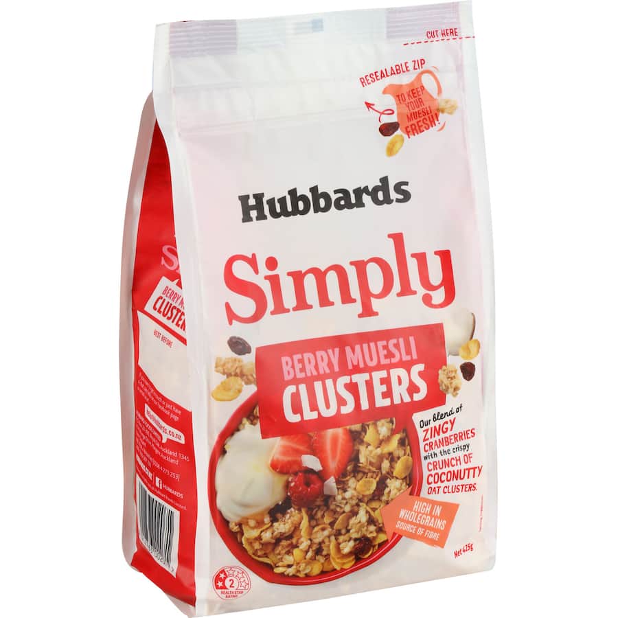Hubbards Simply Muesli Berry Clusters 425g