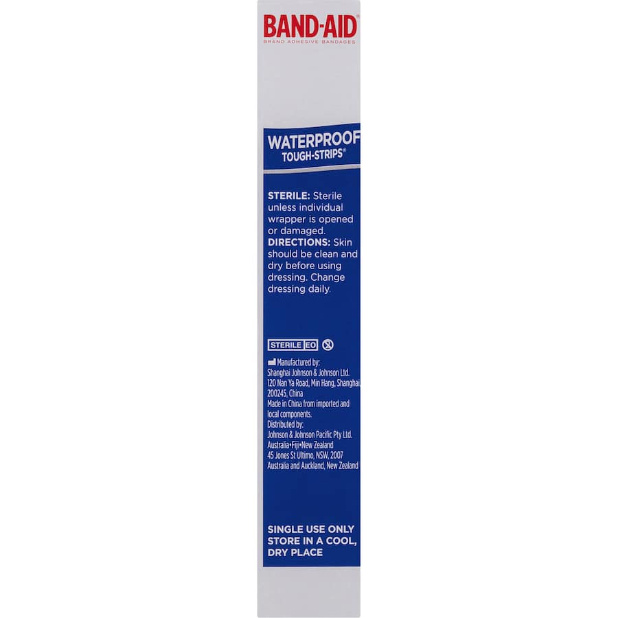 Band Aid Plasters Tough Strips Waterproof Extra Large 10pack