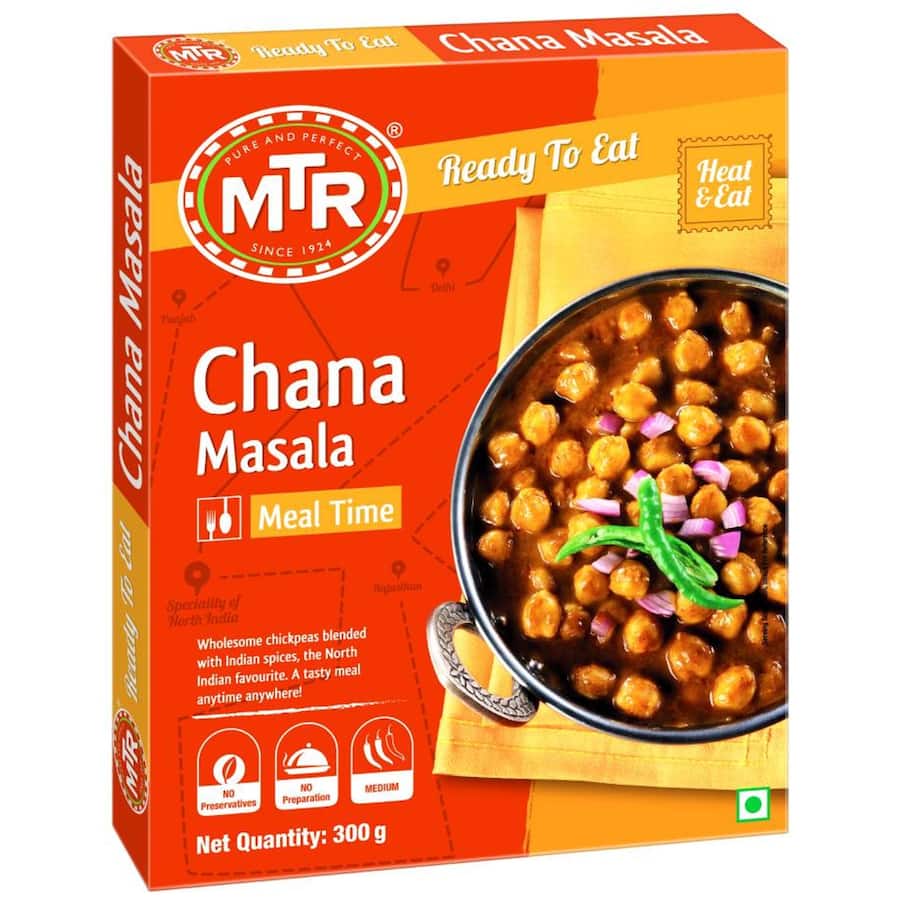 Mtr Ready Meal Chana Masala Medium Box 300g