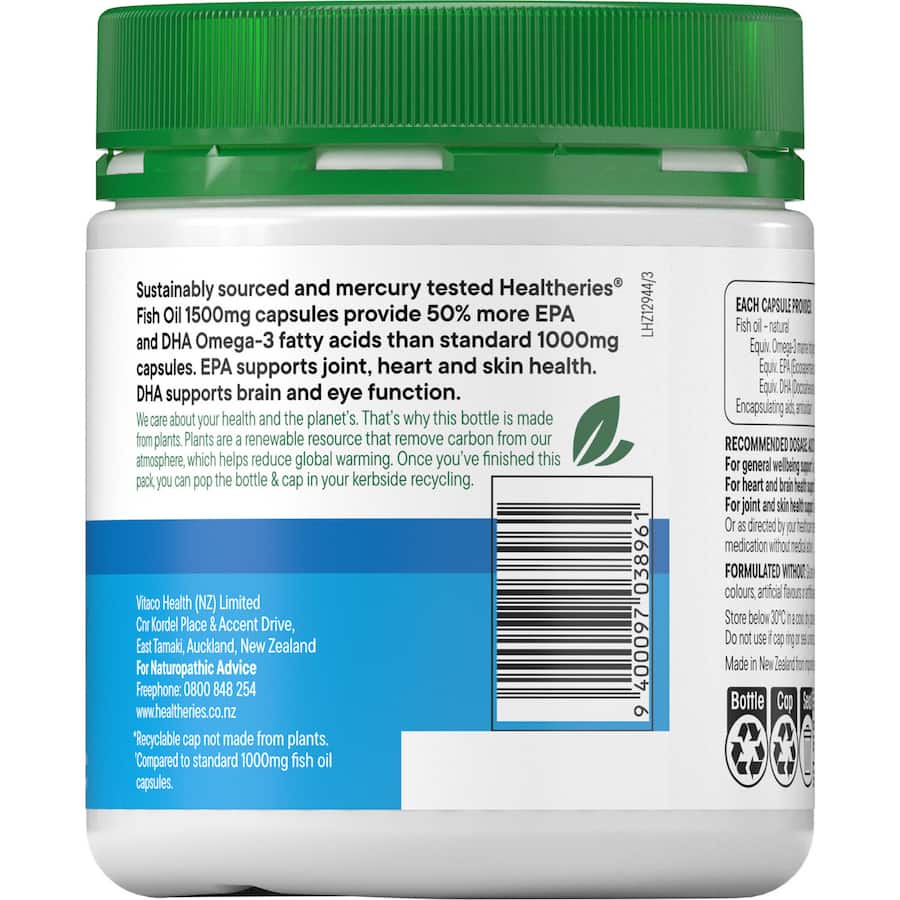 Healtheries Fish Oil Value Pack 1500mg 150pack