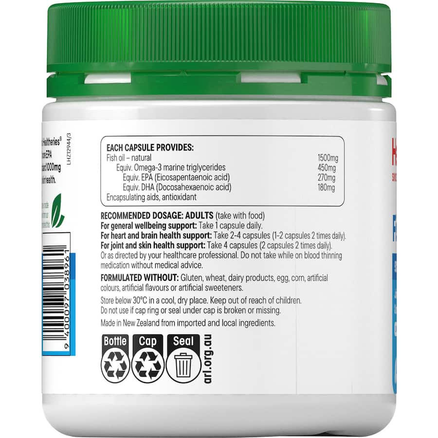 Healtheries Fish Oil Value Pack 1500mg 150pack