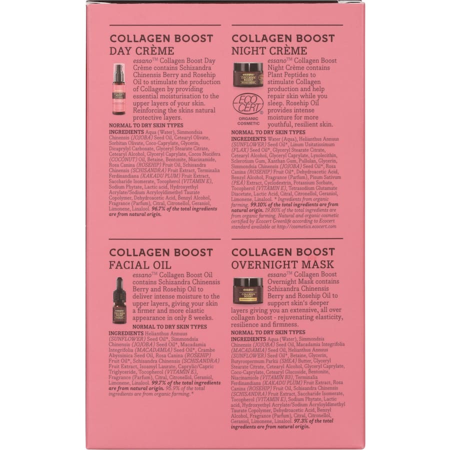 Essano Collagen Boost Skin Care Pack Trial Pk 33g