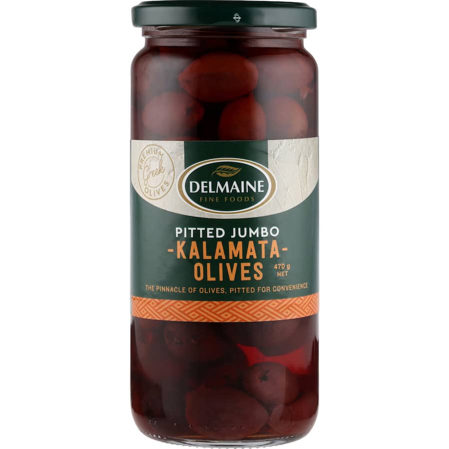 Delmaine Olives Pitted Kalamata 470g