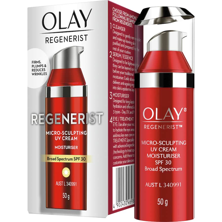 Olay Regenerist Microsculpting Face Cream Moisturiser Spf 30 50g
