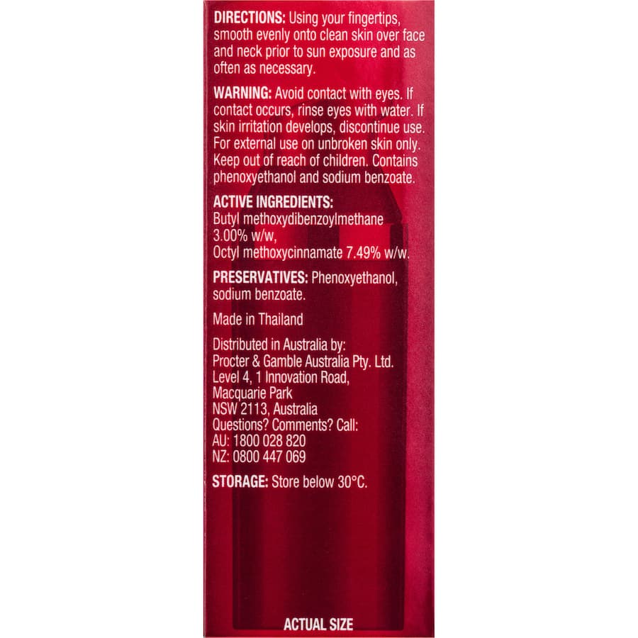 Olay Regenerist Microsculpting Face Cream Moisturiser Spf 30 50g