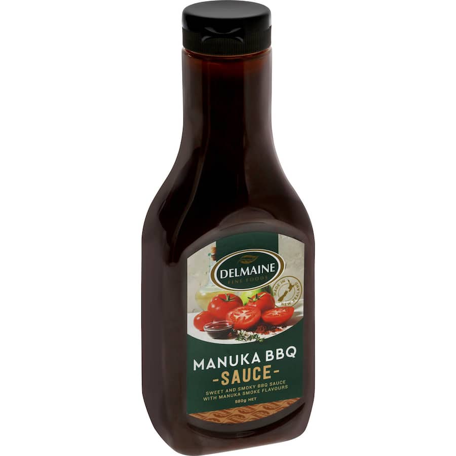 Delmaine Bbq Sauce Smoked Manuka 580g
