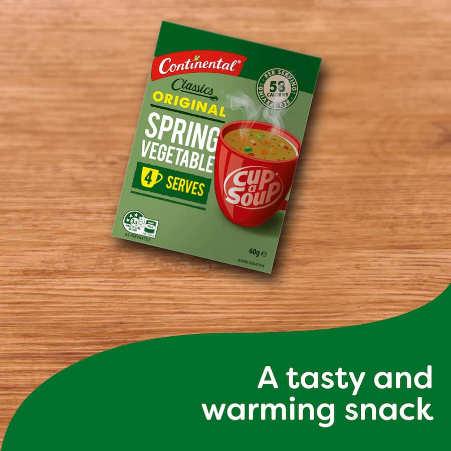 Continental Cup A Soup Instant Soup Spring Vegetable 60g 4pack
