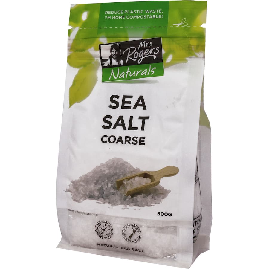 Mrs Rogers Sea Salt Natural Resealable bag 500g