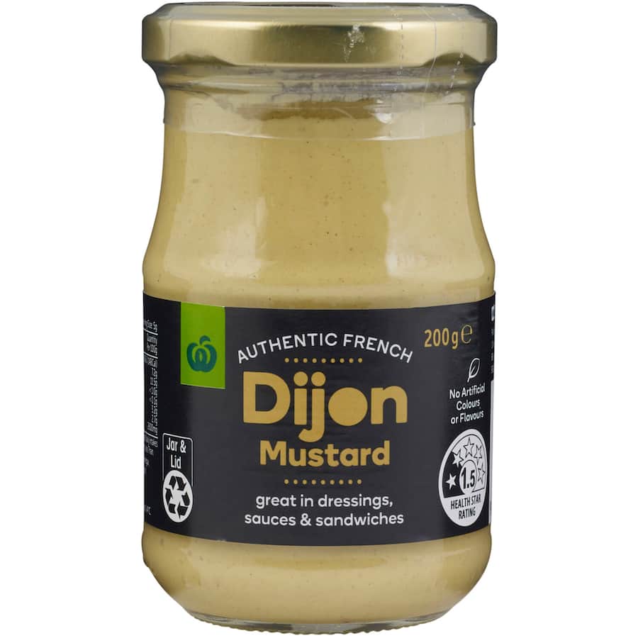 Woolworths Mustard Dijon 200g