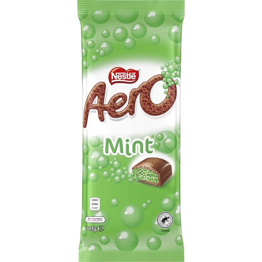 Nestlé Aero Chocolate Block Peppermint 118g