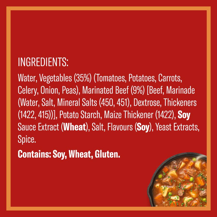 Wattie's Hearty Soup Beef Hotpot Canned 535g