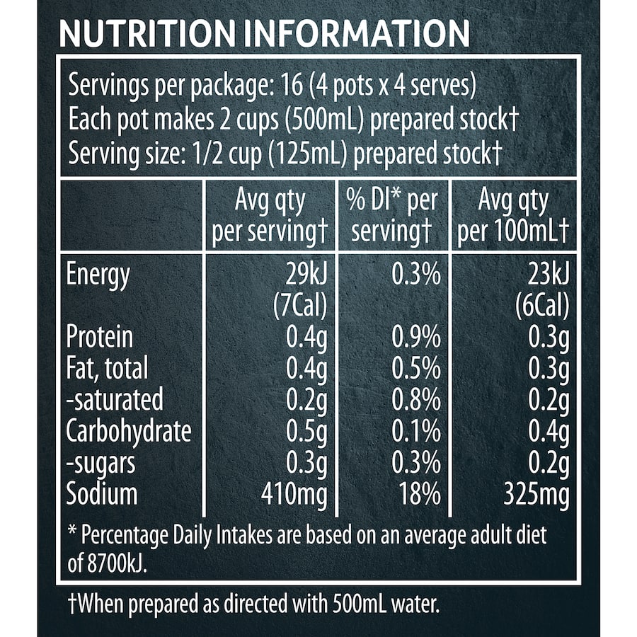 Continental Stock Pot Vegetable Stock Concentrate 4 X 28g 4pack