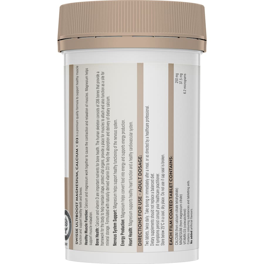 Swisse Ultiboost Magnesium Calcium Vitamin D 120ea