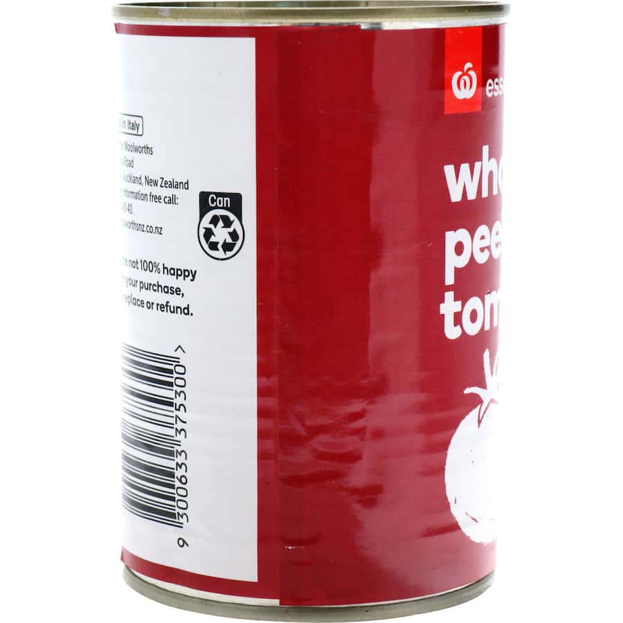 Essentials Peeled Tomatoes Whole Can 400g