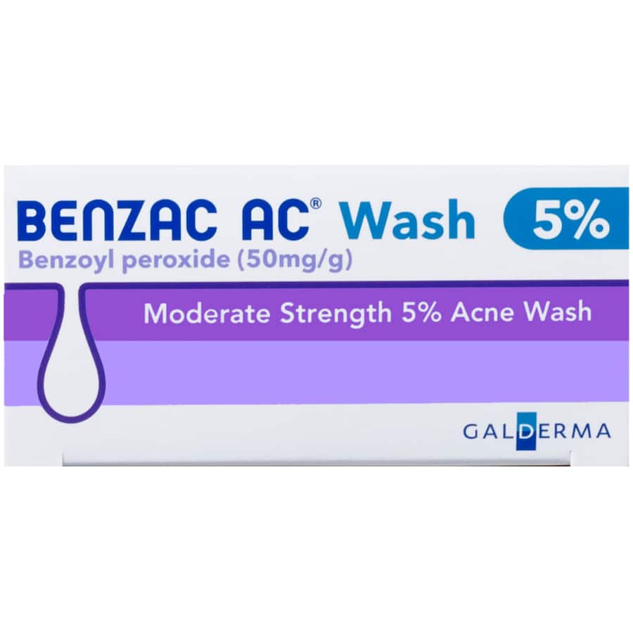 Benzac Ac Cleanser Facial Wash 5% 200mL