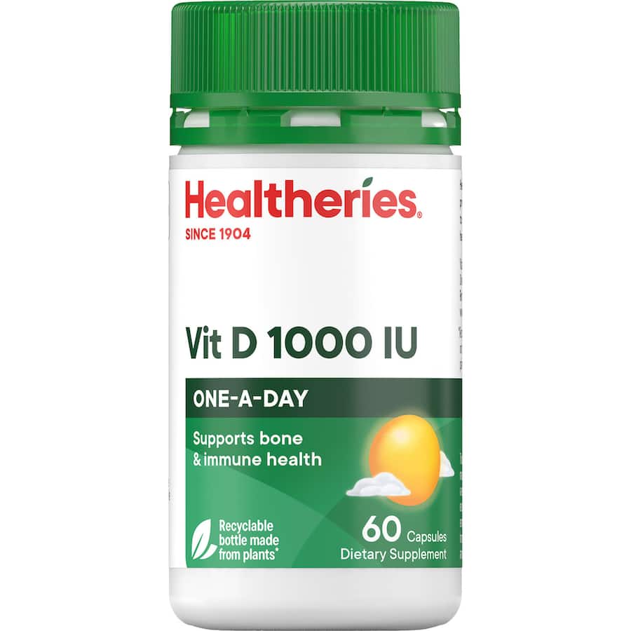 Healtheries Vitamin D 1000iu 60pack
