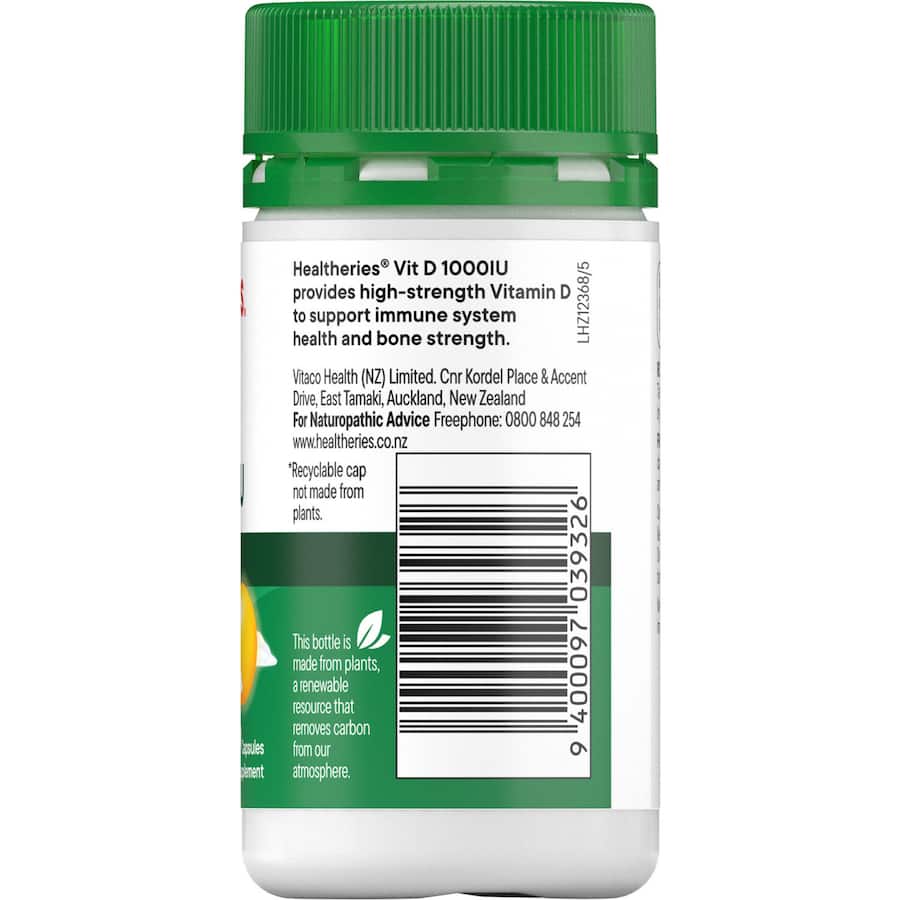 Healtheries Vitamin D 1000iu 60pack