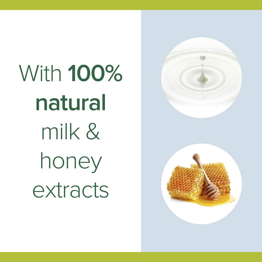 Palmolive Naturals Body Wash Moisturising Milk & Honey Pump 1L