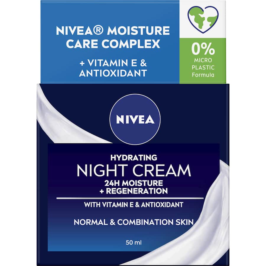 Nivea Hydrating Night Cream Moisture + Regeneration 50mL