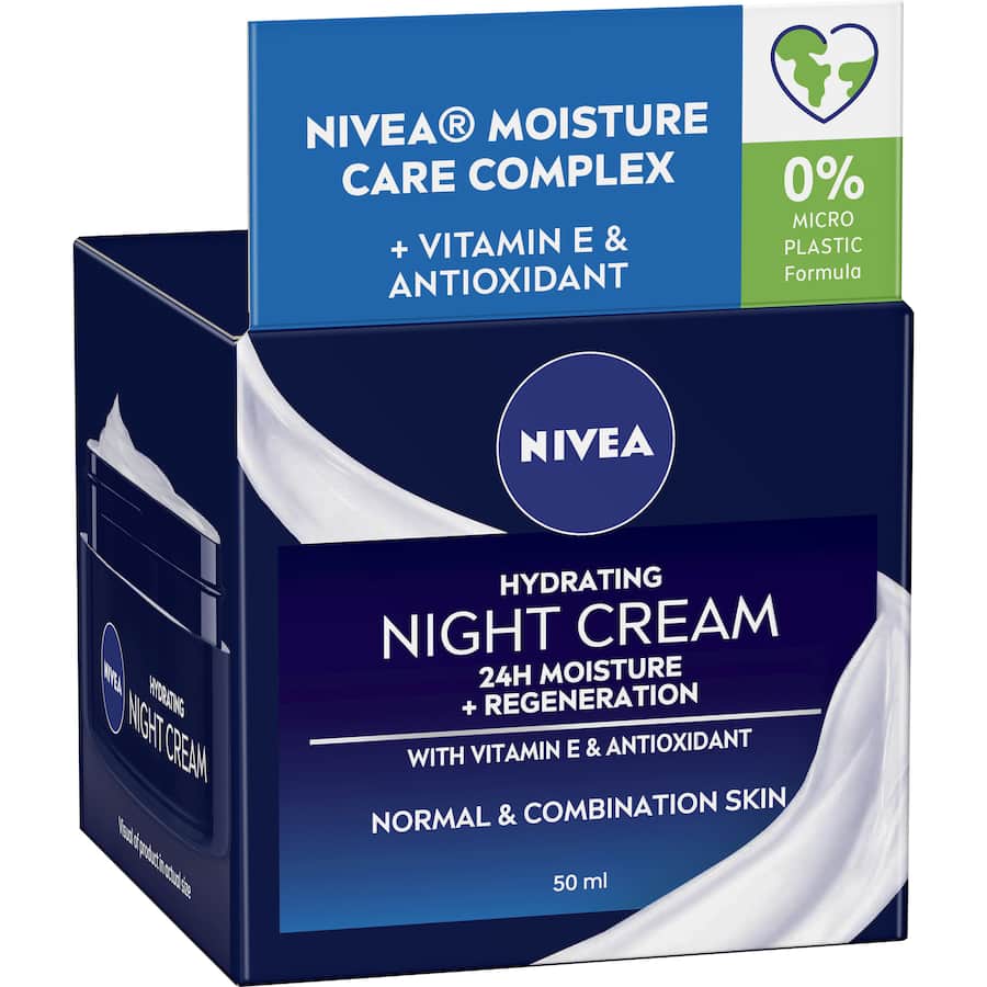 Nivea Hydrating Night Cream Moisture + Regeneration 50mL