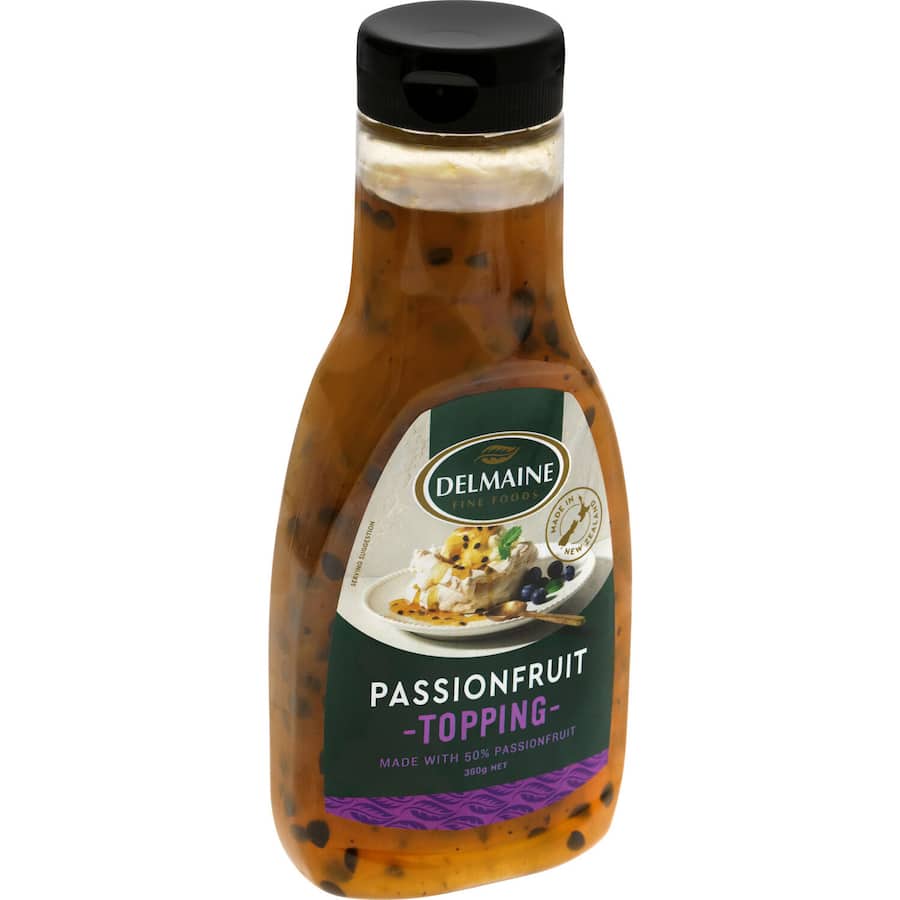 Delmaine Topping Passionfruit Bottle 360g