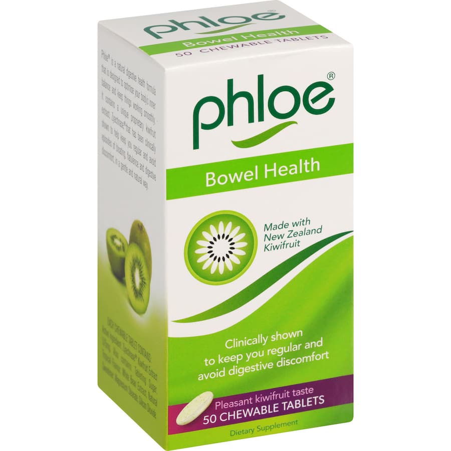 Phloe Bowel Care Chewable Tablets 50pack