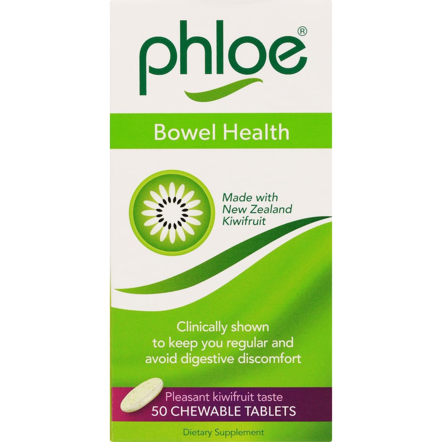 Phloe Bowel Care Chewable Tablets 50pack