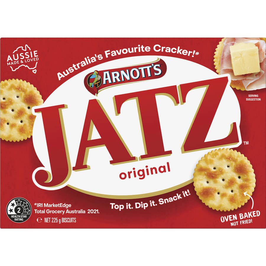 Arnotts Jatz Crackers Original Box 225g