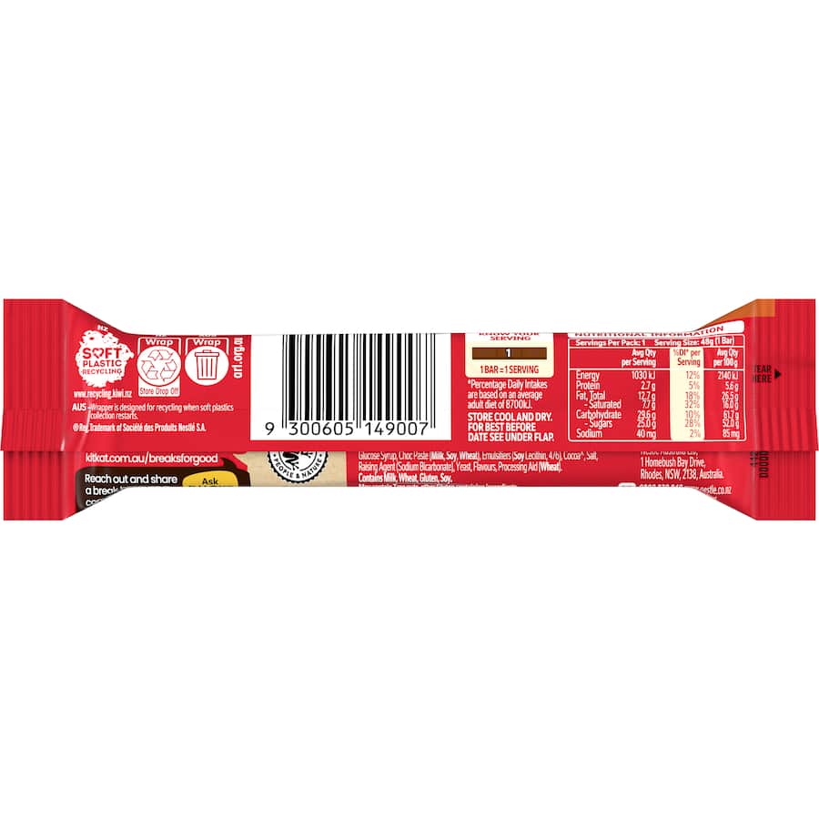 Nestlé Kit Kat Chocolate Bar Chunky Gooey Caramel 48g