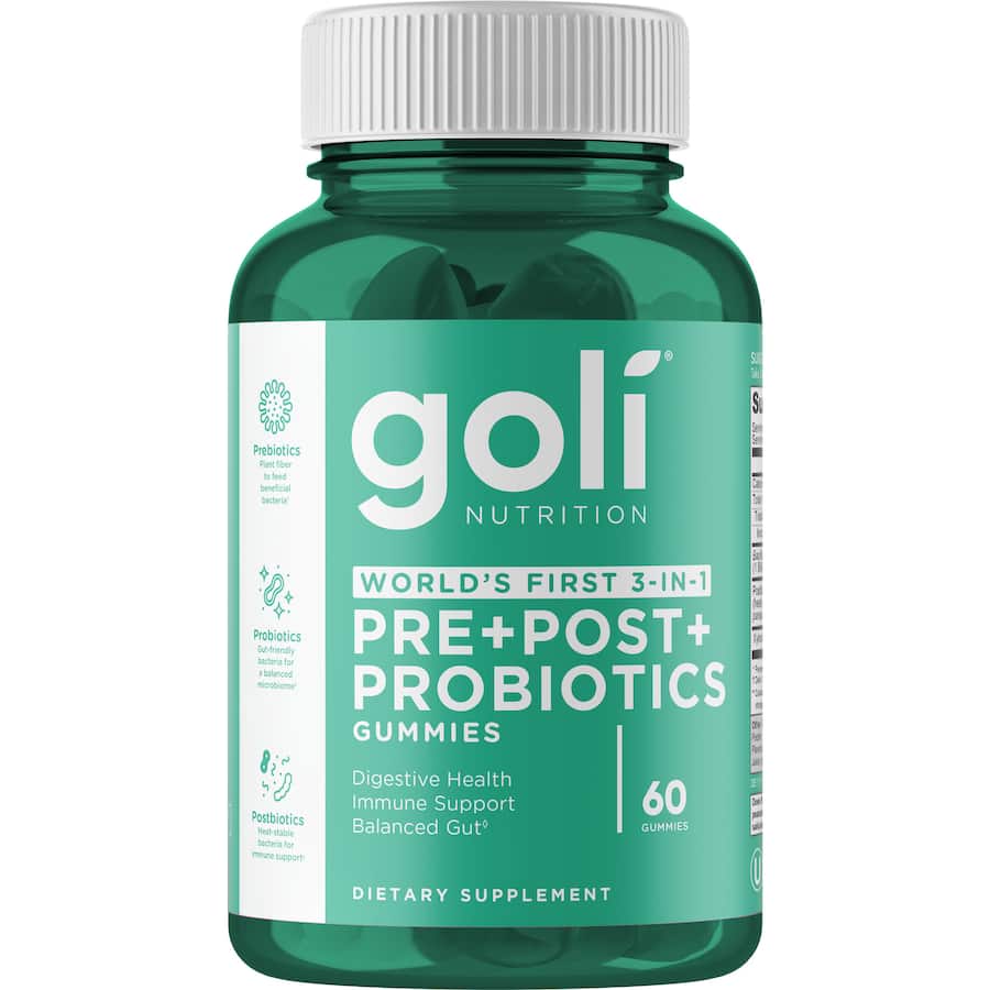 Goli Pre Plus Post Plus Probiotic Gummies 60ea