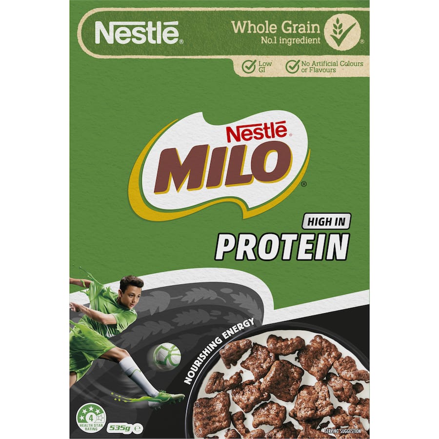 Nestlé Milo Cereal High Protein Box 535g