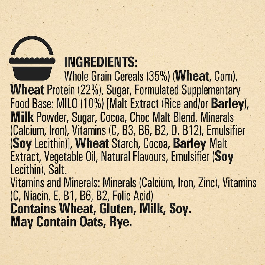 Nestlé Milo Cereal High Protein Box 535g