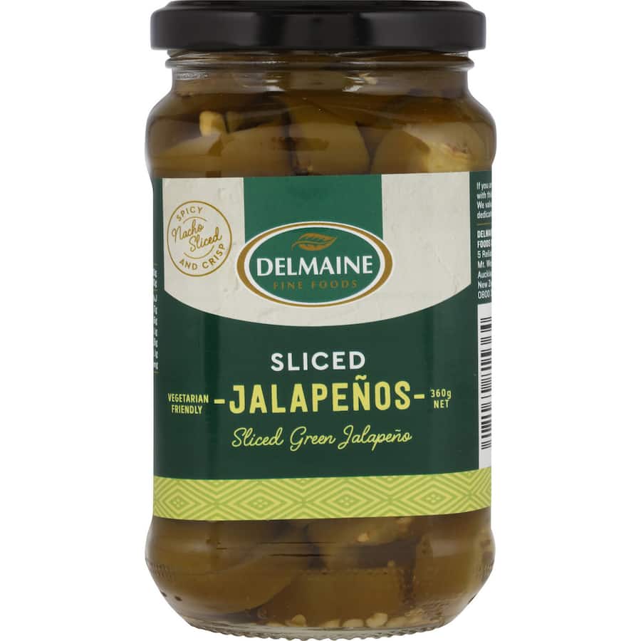 Delmaine Jalapenos Sliced 360g