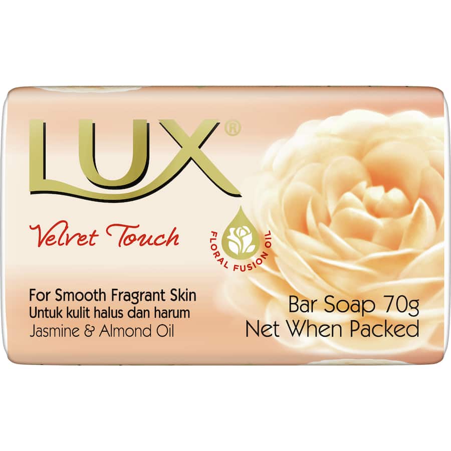 Lux Bar Soap Velvet Touch 70g bars 4pack