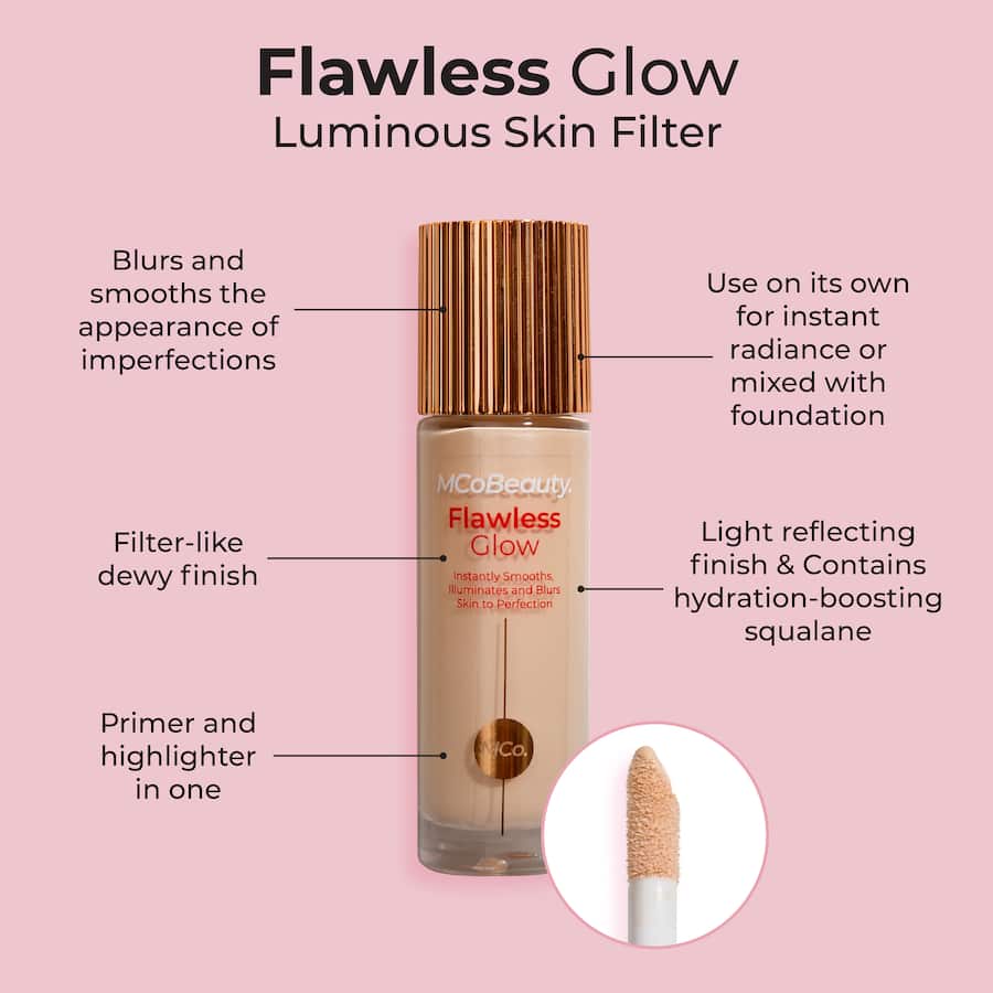 Mcobeauty Flawless Glow Foundation 3.5 Light Medium