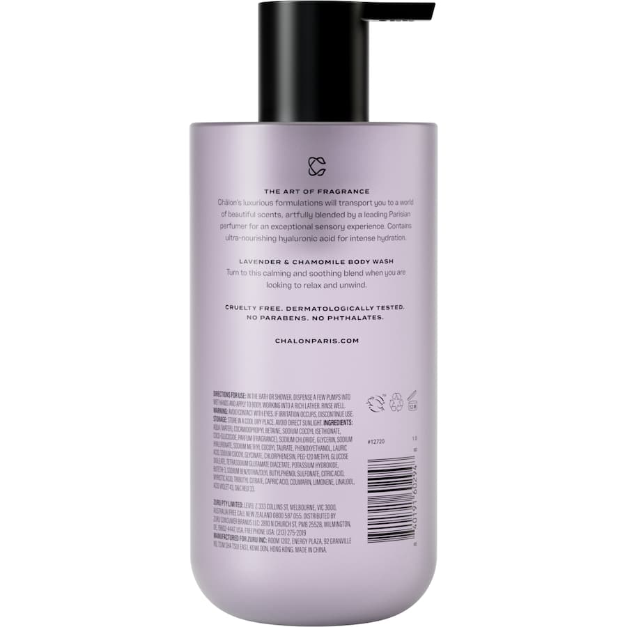 Chalon Body Wash Lavender & Chamomile 580mL