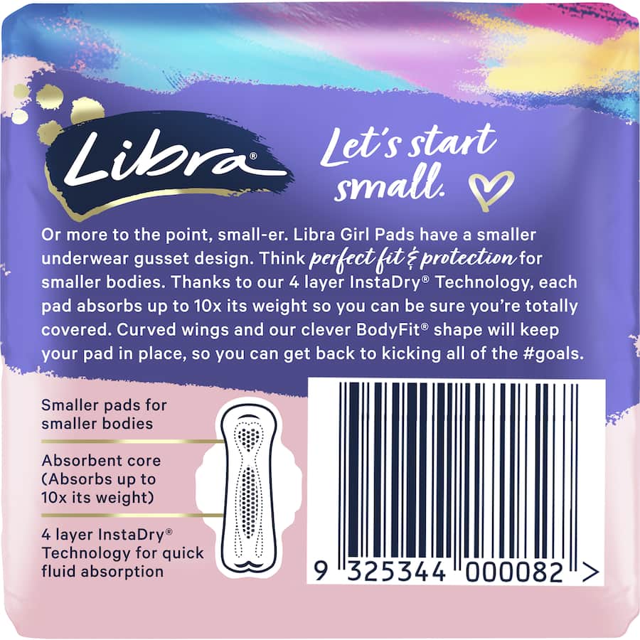 Libra Girl Pads Regular Ultra Thin With Wings 12pack