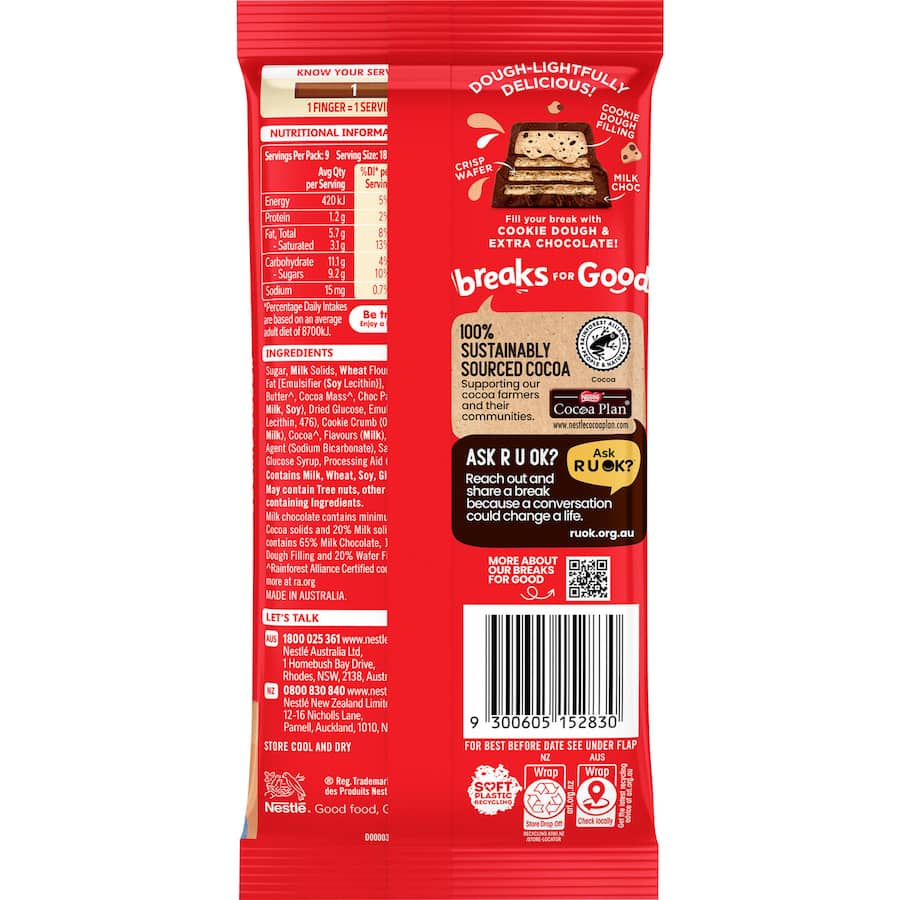 Kit Kat Chocolate Block Cookie Dough 170g