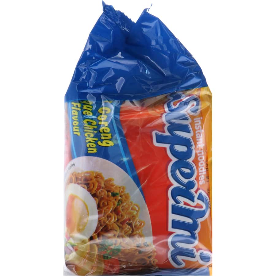Super Mi Instant Noodles Mi Goreng Bbq Chicken 5pk 425g