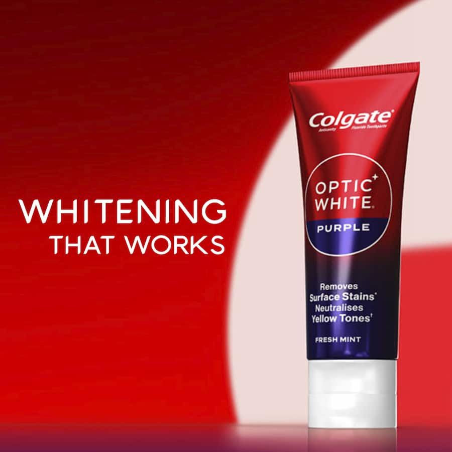 Colgate Optic White Toothpaste Purple 100g