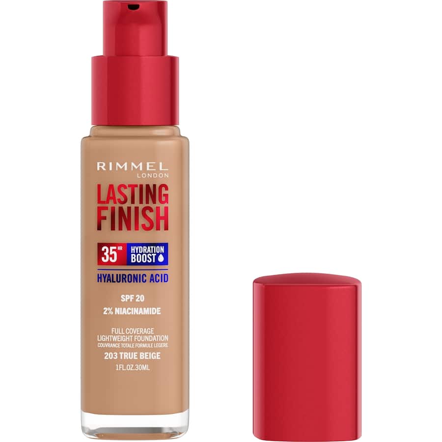 Rimmel Foundation 35hr Lasting Finish True Beige 30mL