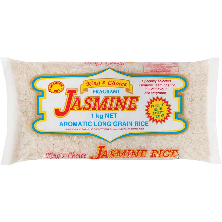 Kings Choice Jasmine Rice Long Grain Pkt 1kg